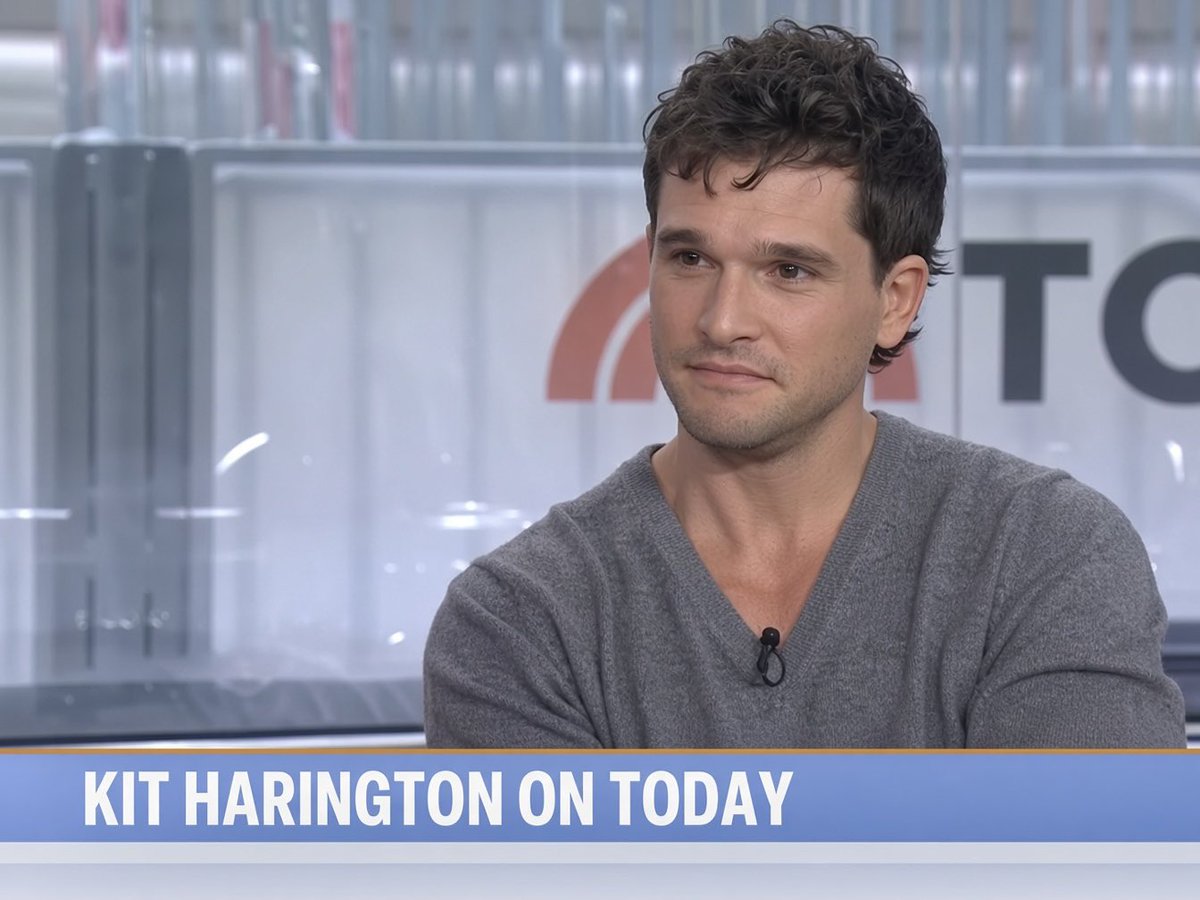 acervodopotter's tweet photo. Kit Harington fez uma aparição no Today com um visual mais jovem e sem barba para discutir a série de HARRY POTTER da HBO. Ele interpretará Gilderoy Lockhart na segunda temporada (A Câmara Secreta), substituindo Nicholas Hoult. Harington afirmou que aceitou o papel de imediato, pois é um fã de longa data dos livros e acredita que a adaptação em série permitirá uma exploração mais profunda da história do que os filmes.