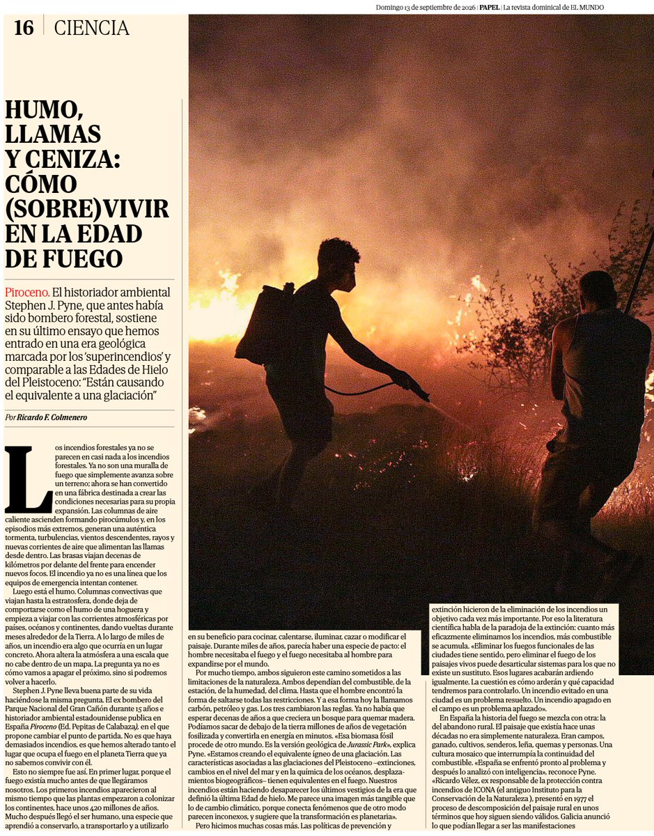451biblioteca's tweet photo. PIROCENO  Viejo y nuevo orden de los incendios forestales. Vivir en la Edad del Fuego  Stephen J. Pyne Coedición con
@pepitaseditora 
https://t.co/MSbTUu8Umm
https://t.co/yXQTbMnosR https://t.co/ubmtGkUGLK