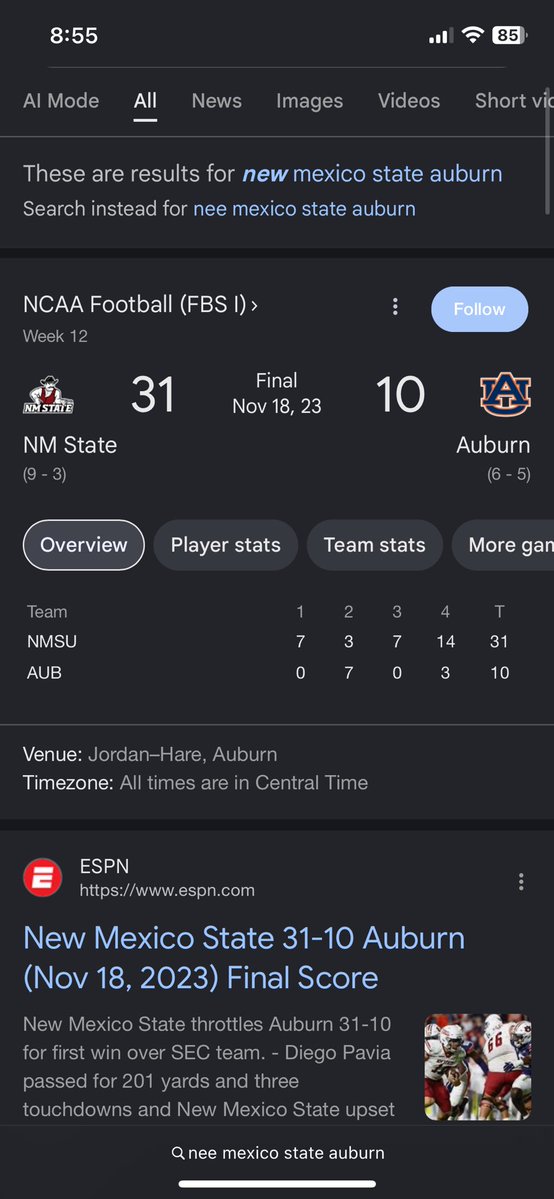 Gat0r509's tweet photo. @DeclanR79577611 @kelnplay Since you wanna bring up the past… atleast FL won the game when they hung 55 https://t.co/3WgD5kFoGl