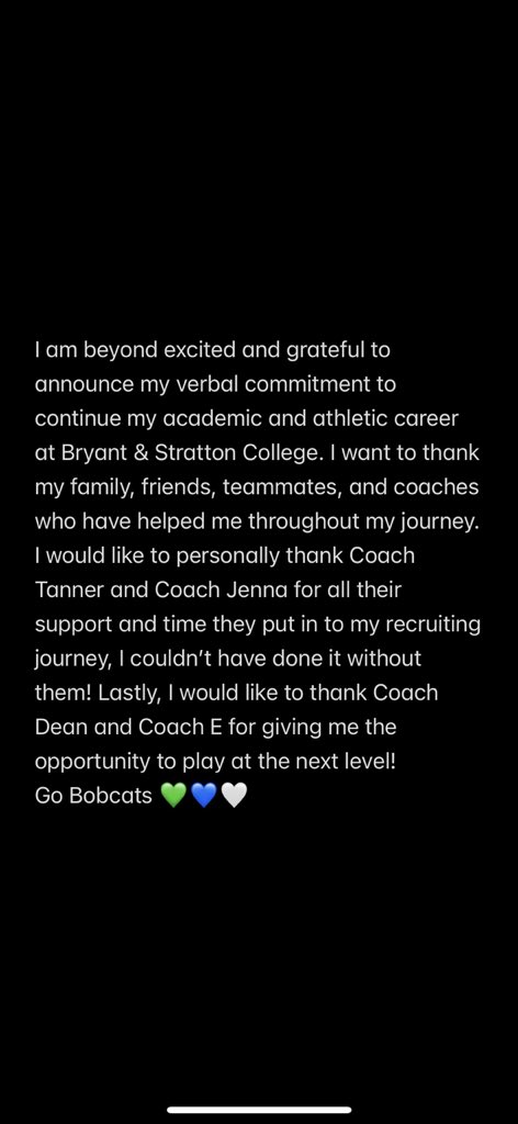 jaceycowden_27's tweet photo. Go Bobcats!💚💙🤍

@CoachDeanHerman @CoachEHayworth @BobcatSB_WI @tgussert @coachjenna @ISA_Softball @ImpactSportsGB https://t.co/i6B8cGeXjb