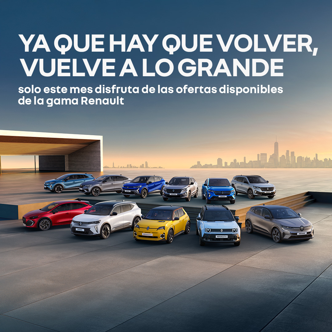 AUTOSAE's tweet photo. ya que hay que volver, vuelve a lo grande. 🙌

encuentra tu vehículo ideal y aprovecha este mes las ofertas exclusivas en toda la gama Renault en Autosae 💯

Visita tu punto de venta más cercano 🏢 Pinto | Parla | Aranjuez |Móstoles

¡pide tu oferta ya! https://t.co/WAu3DL5xbS https://t.co/6cbJZRHSVw