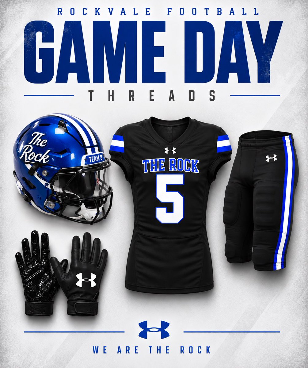 Rockvale_FB's tweet photo. Homecoming Threads. 

Black Ops 🟦◼️◼️

#WeAreTheRock🪨 #Team8 https://t.co/nOb45yA3FI