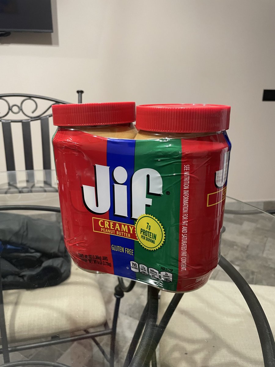 JDM2Esp's tweet photo. When you come to visit me in Sicily all I ask of you is to bring peanut butter… got a Costco special today.  God bless my friends https://t.co/okZEkbCr12