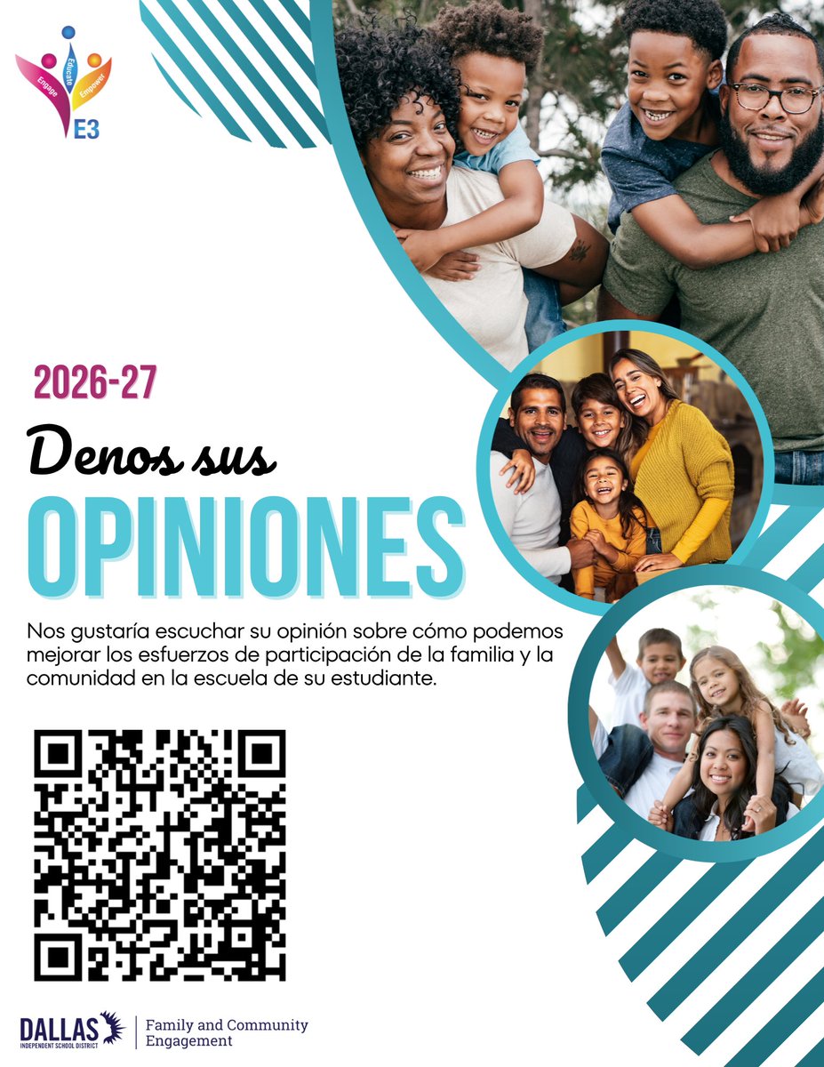 DWCarterHS's tweet photo. Hey Carter families! Help us serve you and your students better by filling out the survey. 

¡Hola, familias de Carter! Ayúdennos a brindarles un mejor servicio a ustedes y a sus estudiantes completando la encuesta. https://t.co/lKO0rI4Teh