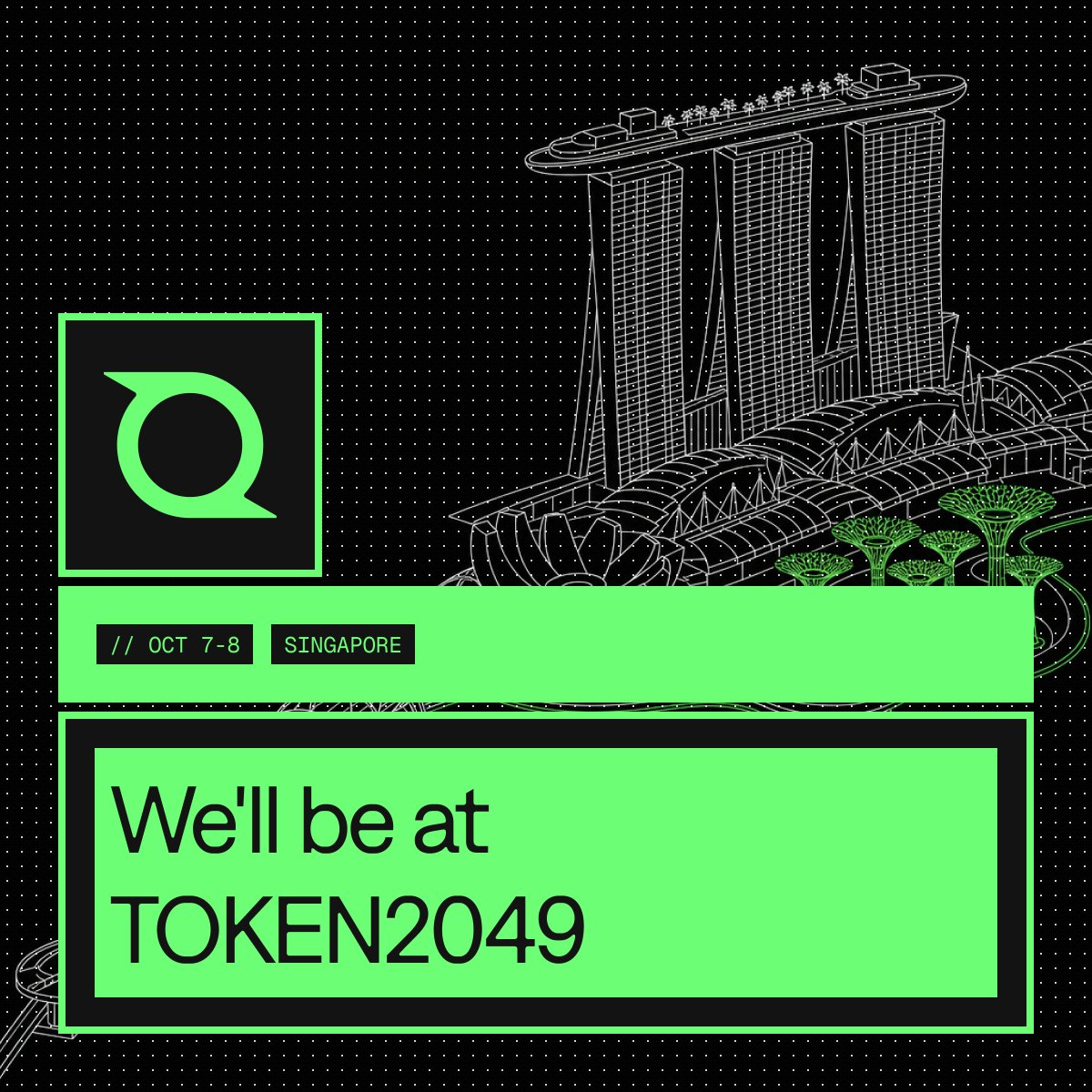 Quicknode's tweet photo. Singapore’s going to be packed next month 🏎️

Heading to @token2049? If infrastructure is holding you back, let’s talk about what you’re building and how we can help.

Grab some time with the team: https://t.co/UfYosECTGr https://t.co/WukV0isoxZ