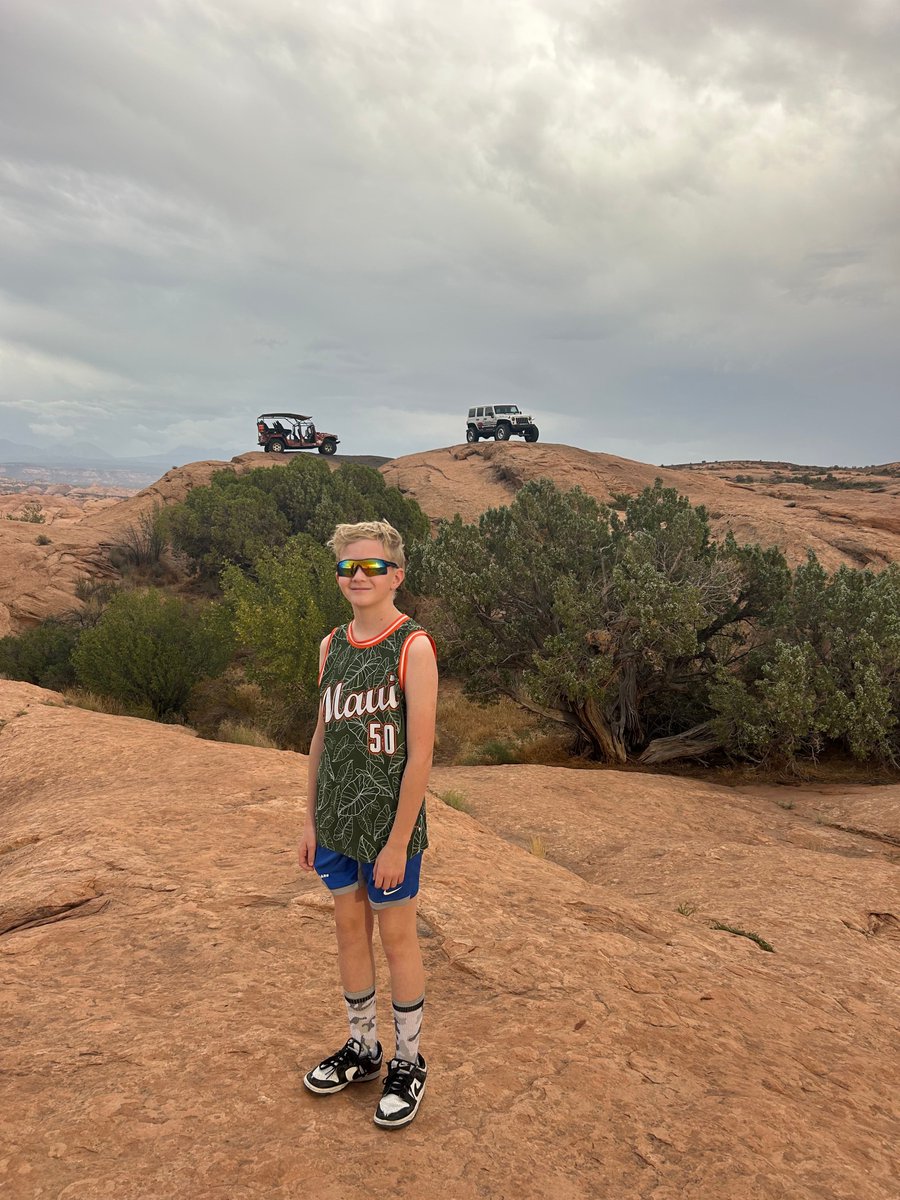 PortalToursMoab's tweet photo. Trading screen time for sandstone time and 4-Low thrills.

#PortalOffroadTours #Portal2Adventure #MoabRocks #OpenThePortal #ServedOnTheRocks https://t.co/Obu4MRRjfb