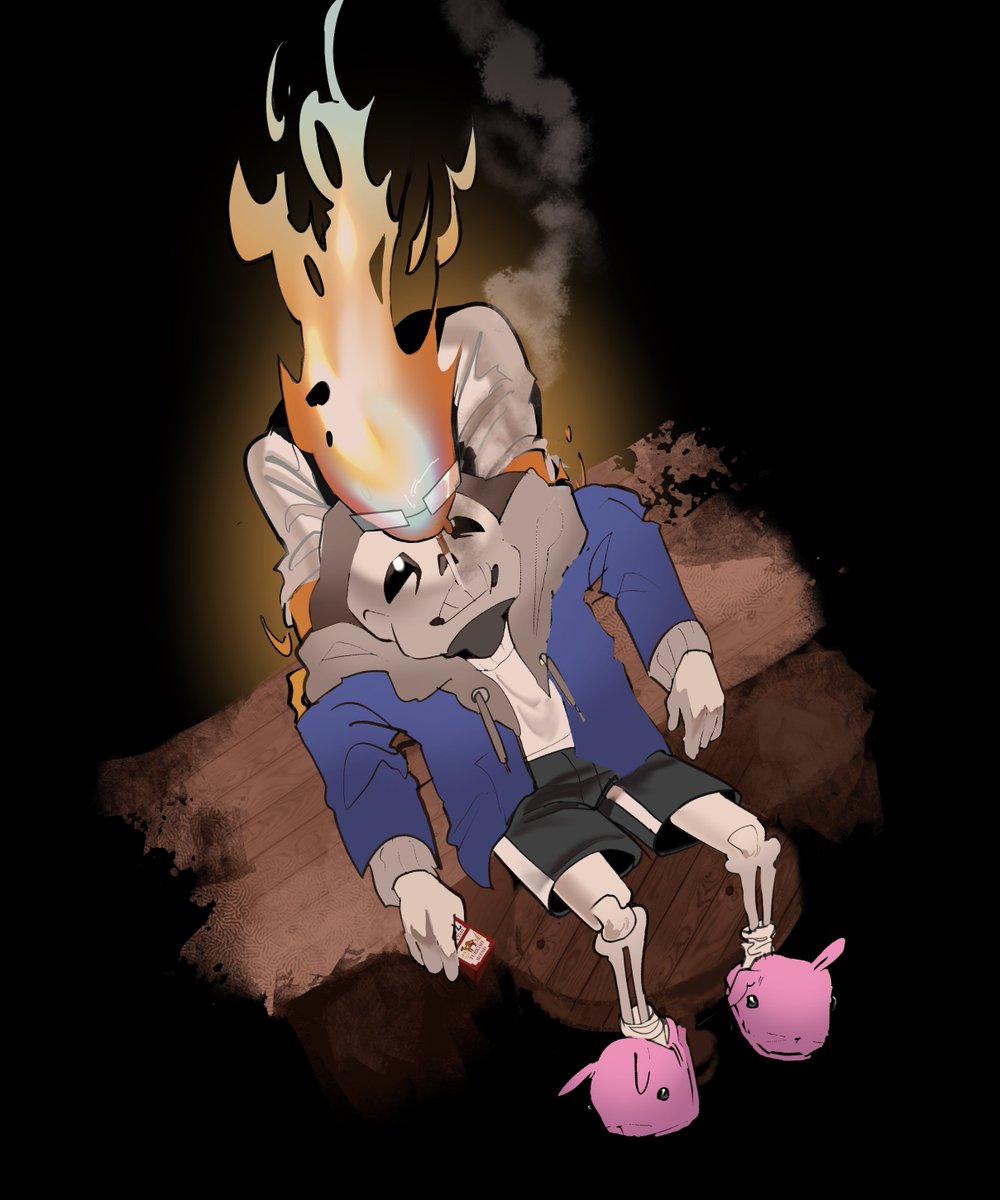 Poptarttr's tweet photo. Redraw of my 2017 sansby drawing, i love that ive always been a little freak even from the beginning #sansby #undertaleㅤ https://t.co/2uJ9rulRft