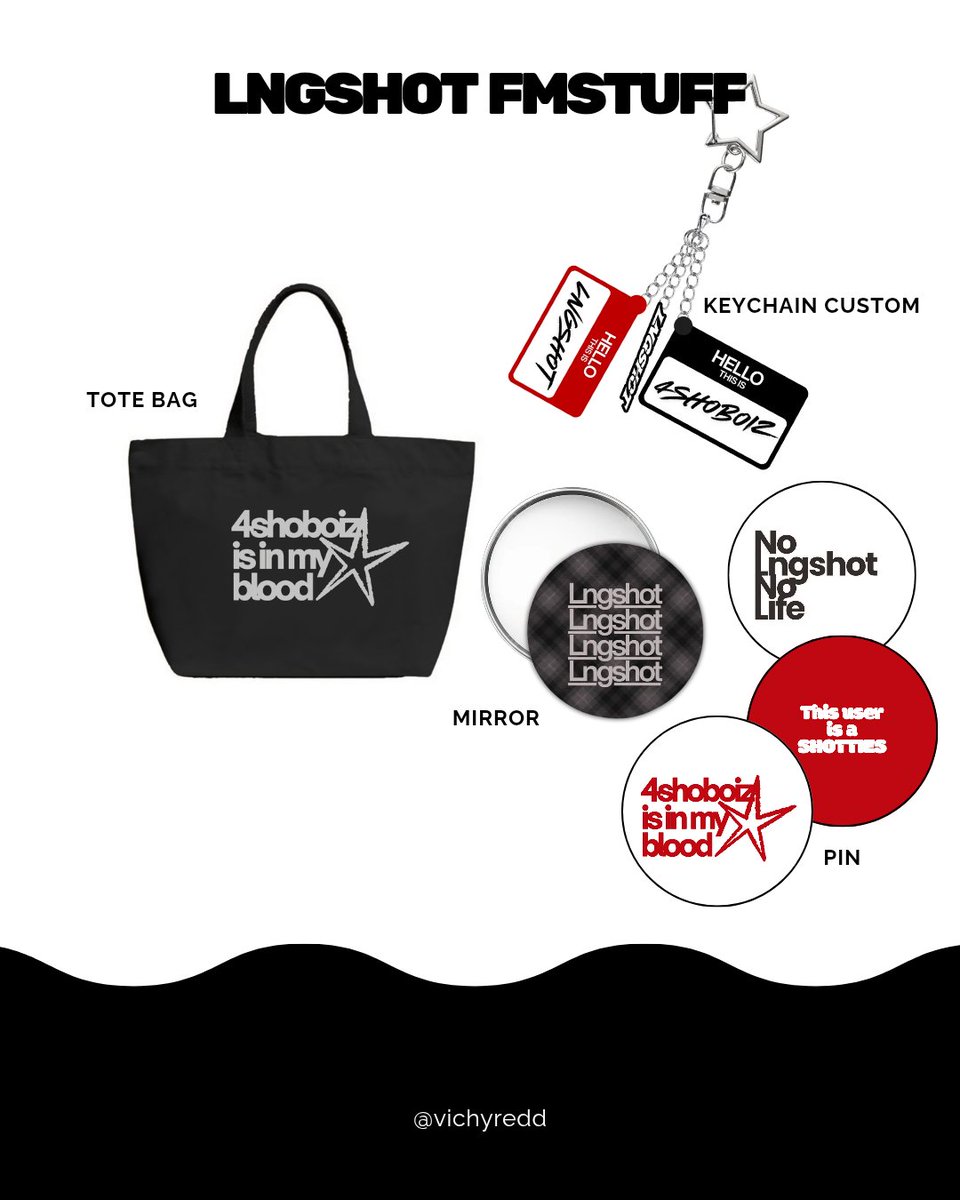 vichyredd's tweet photo. [RT &amp; Like are very appreciated]

We're open pre order for lngshot fmstuff~!!
Now you can choose the color of the item

So let's go scan the QR to order or https://t.co/ndVWW9rZJj
prices start from 25k~!!
Pstt~ There will be special freebies for all purchases

#lngshot #lngsell https://t.co/x2xlhaXjwY