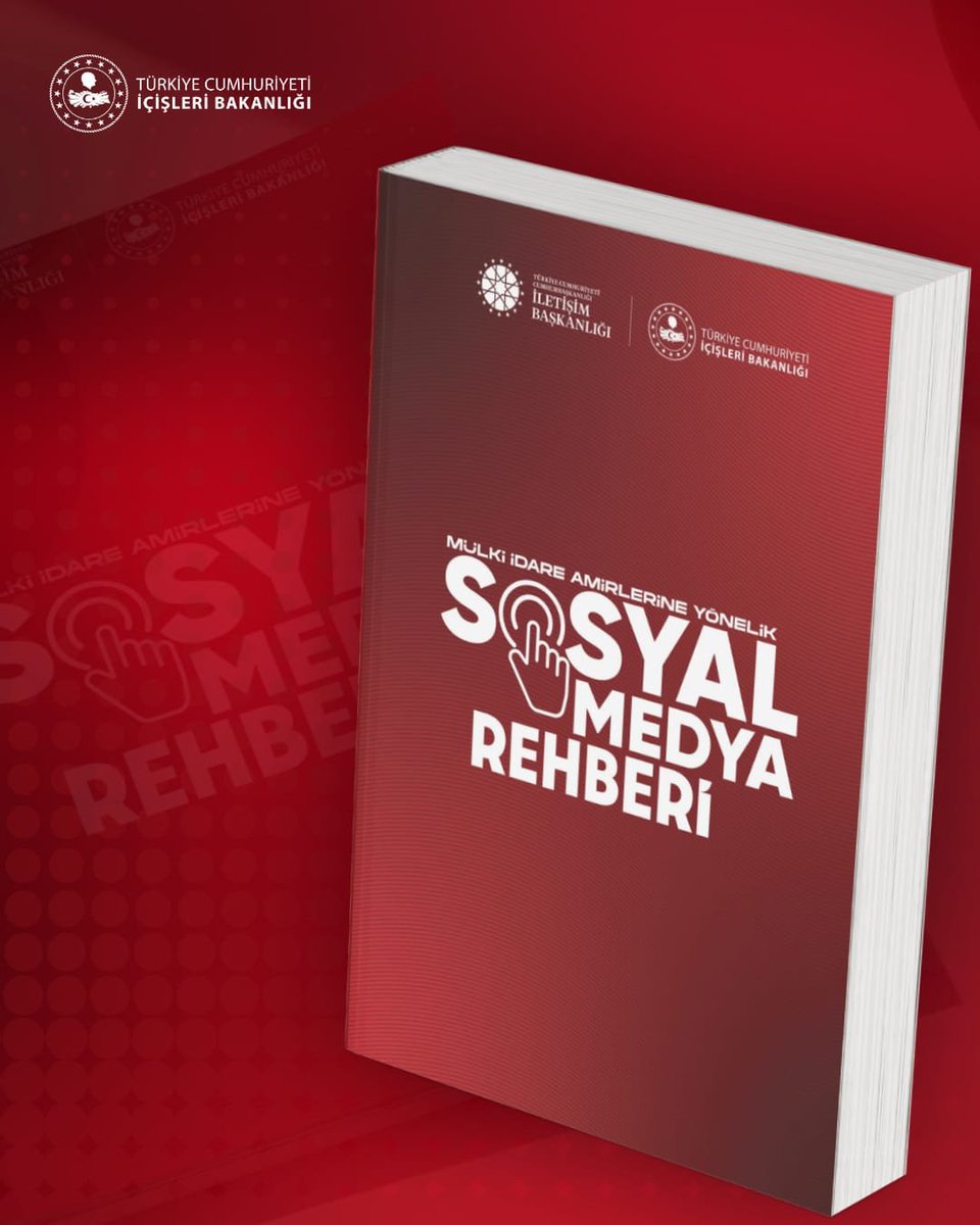 TC_icisleri's tweet photo. “MÜLKİ İDARE AMİRLERİNE YÖNELİK SOSYAL MEDYA REHBERİ YAYIMLANDI”

Valilerimizin ve Kaymakamlarımızın dijital iletişim süreçlerini daha etkin, güvenli ve kurumsal bir çerçevede yürütmelerine katkı sağlamak amacıyla, Cumhurbaşkanlığı İletişim Başkanlığımız ile Bakanlığımızın müşterek çalışmalarıyla “Mülki İdare Amirlerine Yönelik Sosyal Medya Rehberi” hazırlandı.

Dijital iletişimin kamu yönetiminin önemli bir parçası hâline geldiği günümüzde hazırlanan Rehber; Mülki İdare Amirlerimizin sosyal medya kullanımında kurumsal temsil ve iletişim anlayışına ilişkin temel esasları bir araya getiriyor.

Cumhurbaşkanımız Sayın @RTErdogan’ın ortaya koyduğu Türkiye Yüzyılı vizyonu doğrultusunda, kamu iletişiminde güvenilirliği, doğruluğu ve kurumsal temsil anlayışını güçlendirmeyi sürdürüyoruz.

Mülki İdare Amirlerimizin dijital iletişim kapasitesinin güçlendirilmesine katkı sağlayacak Rehberimizin hayırlı olmasını diliyoruz.

🔗 Rehbere ulaşmak için:
https://t.co/rohrZNNfPN⁠

@iletisim