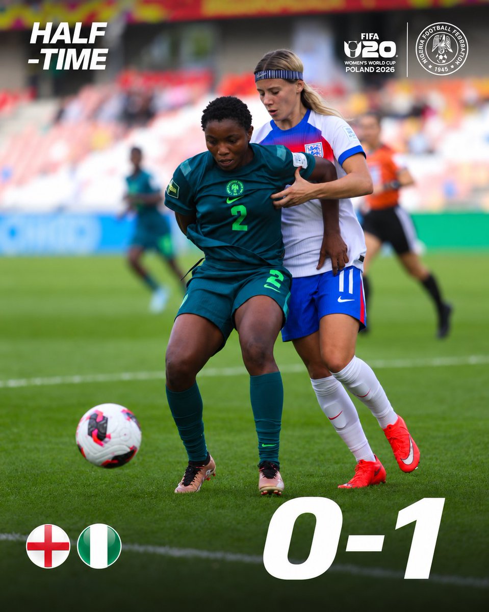 NGSuper_Falcons's tweet photo. Ahead at the break..

#SoarFlamingos #U20WWC https://t.co/HeWa0qUECT
