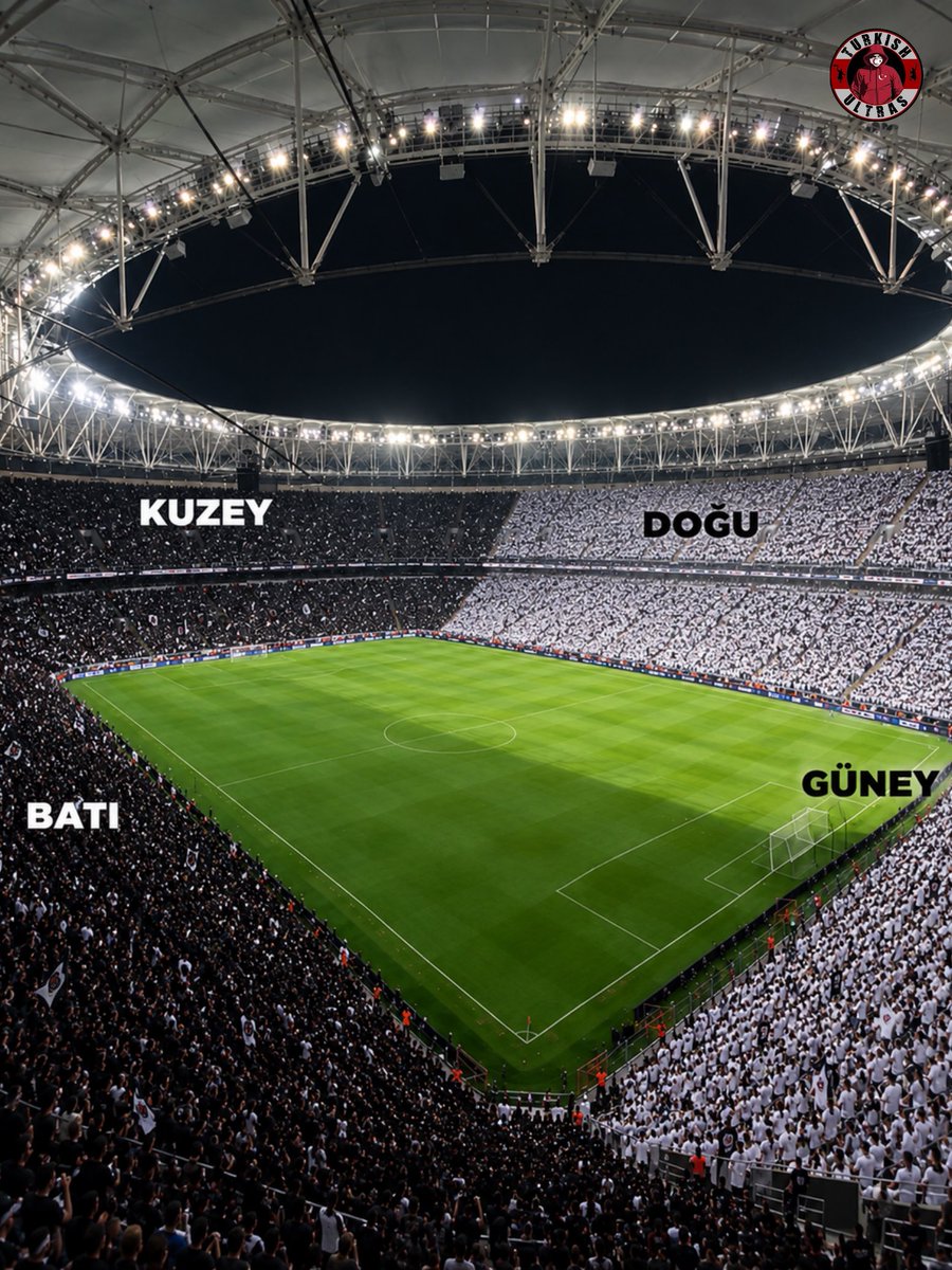 UltrasTurkish's tweet photo. 🚨 Marsilya maçına gidecek Beşiktaşlı taraftarlara önemli duyuru.

Doğu ve Batı tribünlerinde hangi renk giyileceği konusunda büyük bir belirsizlik vardı ve çok soruluyordu. 

Tribünde yapılacak renk düzenine Doğu ve Batı tribünleri de eklendi. 

⚪️ Doğu (Kapalı)
⚪️ Güney (Eski Açık)
⚫️ Batı (Numaralı)
⚫️ Kuzey (Yeni Açık)