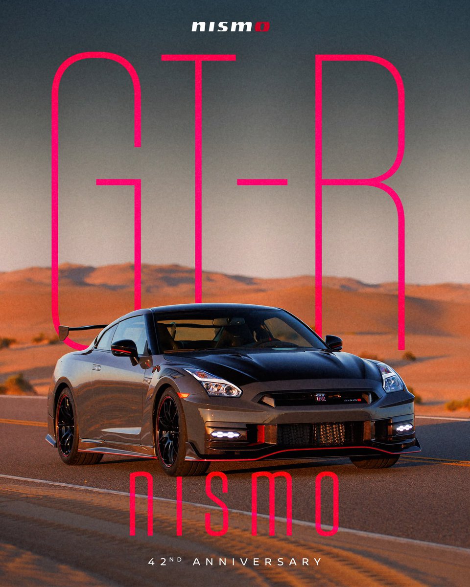 NISMO's tweet photo. 42 years of NISMO 🤩 Wish us a Happy Birthday 🥹👇?
 
@Nissan https://t.co/zsEwp7Okzo
