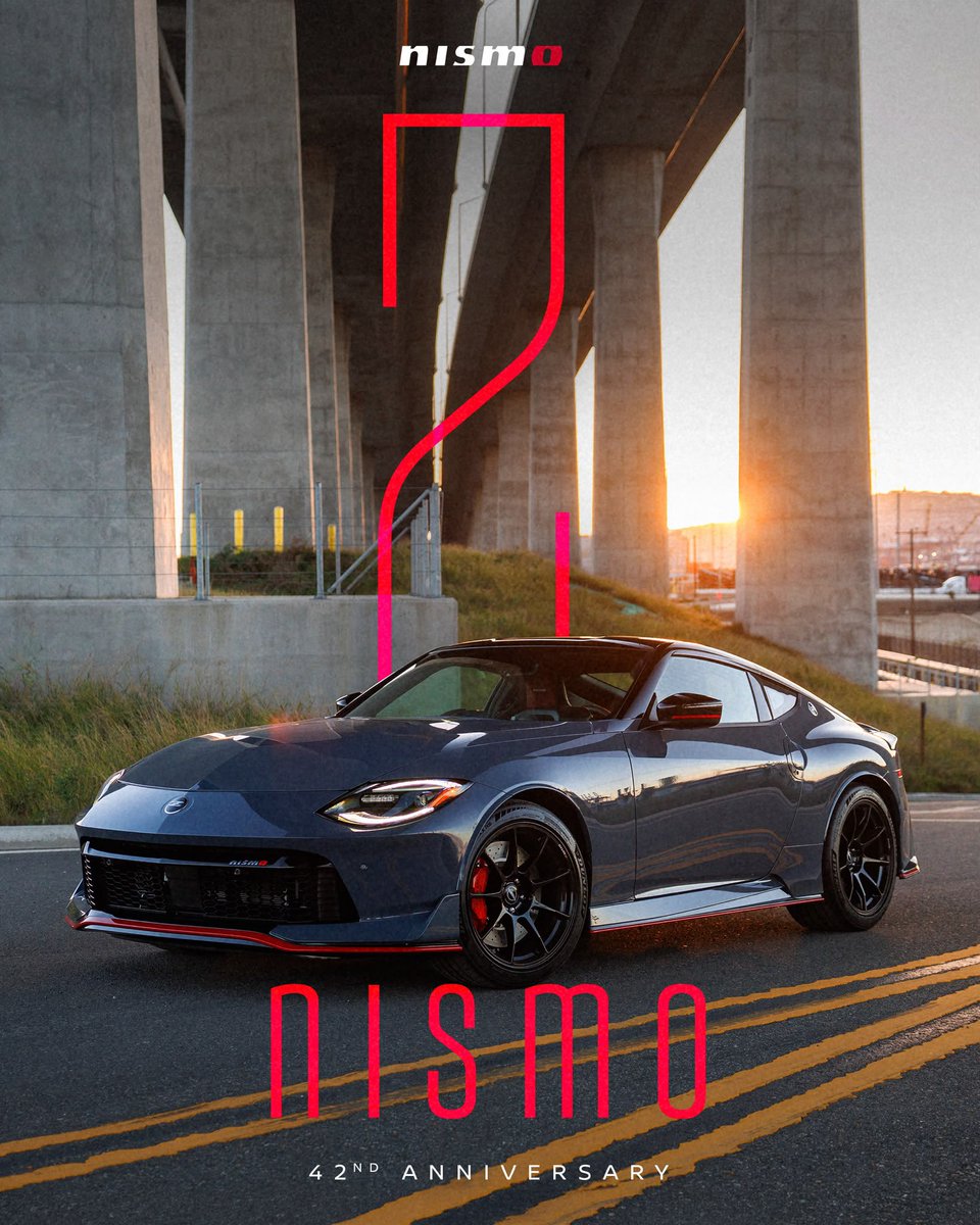 NISMO's tweet photo. 42 years of NISMO 🤩 Wish us a Happy Birthday 🥹👇?
 
@Nissan https://t.co/zsEwp7Okzo