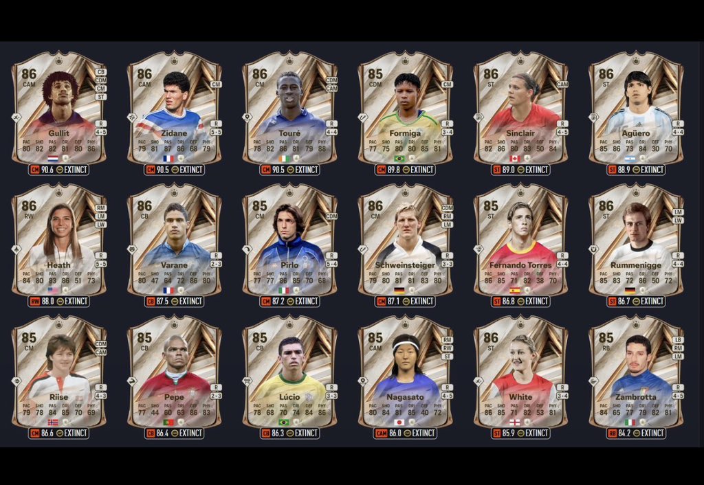 BichoAzulcrema's tweet photo. 🚨 SOBRE DE ÍCONO ULTIMATE 🚨

De los Íconos de preventa, solo nos sirven 8 por reglas del RTG:

🟢 Aprobados:
Madrid: Zidane, Pepe o Varane.
Milán: Gullit o Pirlo.
Bayern: Rummenigge, Schweinsteiger o Lúcio. 

🔴 F: Cualquier otro.

¿Qué nos saldrá hoy? 👇
 #FC27 #UltimateTeam https://t.co/npgHbUYuLj