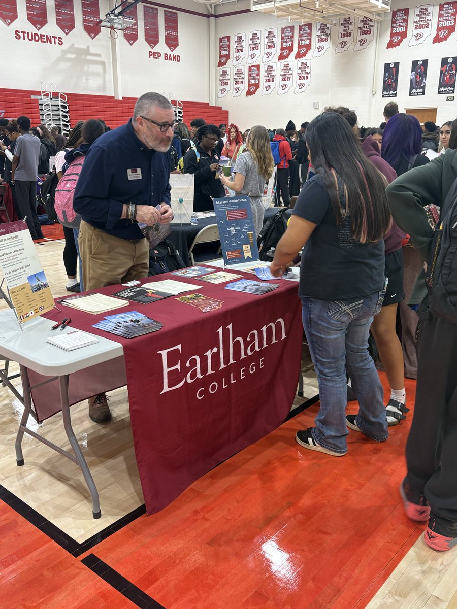 MrWolleyPHS's tweet photo. At @PikeHighSchool we held our annual Senior College &amp; Career fair today to provide our senior class the opportunity to imagine what could be next. Always thankful for the universities, military, and local businesses that pour into our kids. Access is critical! https://t.co/BzRdXzoCTZ
