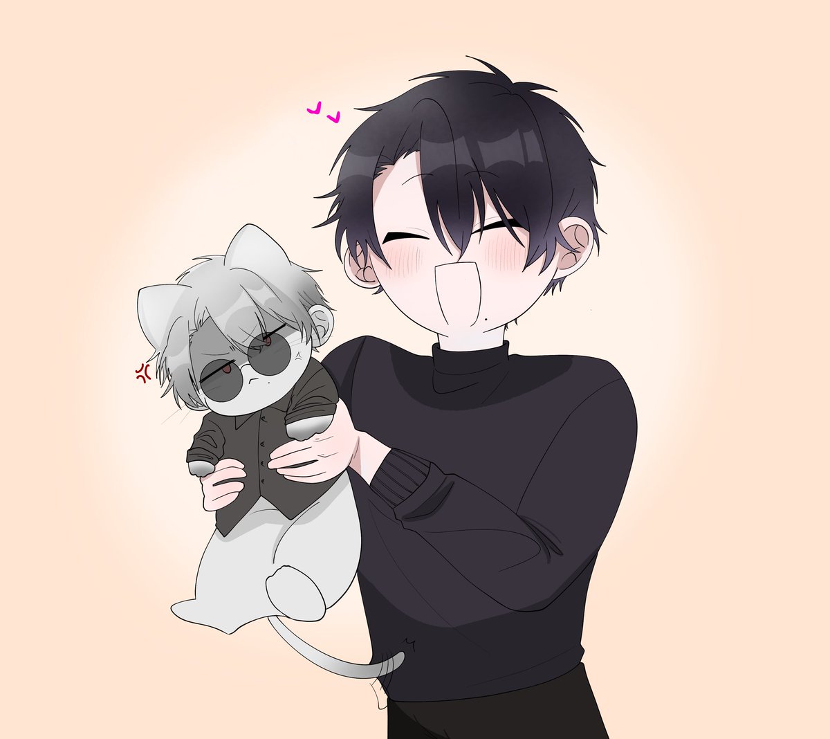 Sui_u001's tweet photo. 💉🕶(🐱)
※トレス素材参考
 #妖はじFA https://t.co/qxohYpSpR2