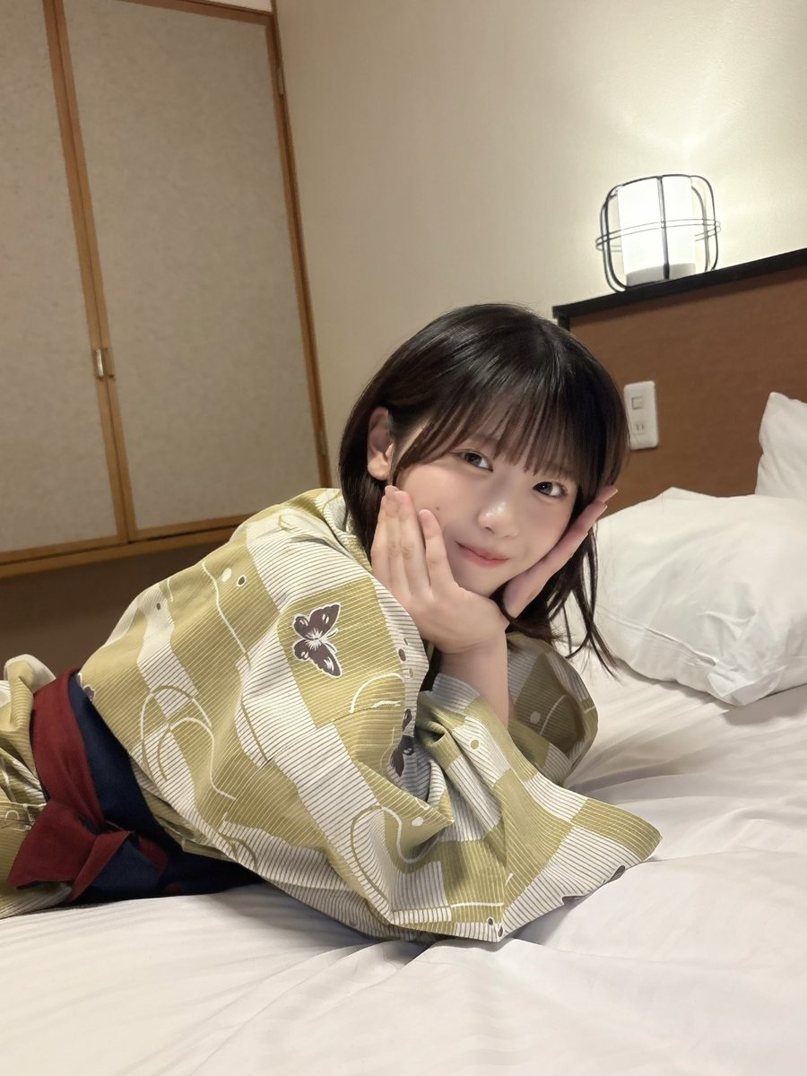 sasaki_fuuna's tweet photo. 旅館で浴衣着たんだ〜☺️ https://t.co/Vil7gPuelh