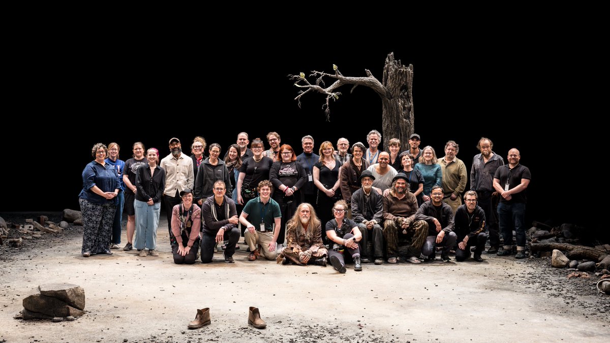 Photo: The company of WAITING FOR GODOT (Dan Norman)