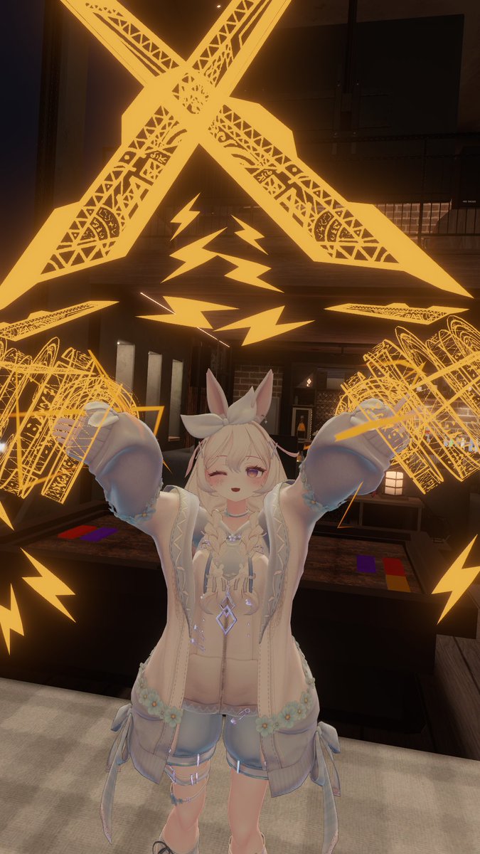 taichouVRCsabu's tweet photo. 武器導入して遊んでる\( ॑꒳ ॑ \三/ ॑꒳ ॑)/ https://t.co/fh3PeKuQpe