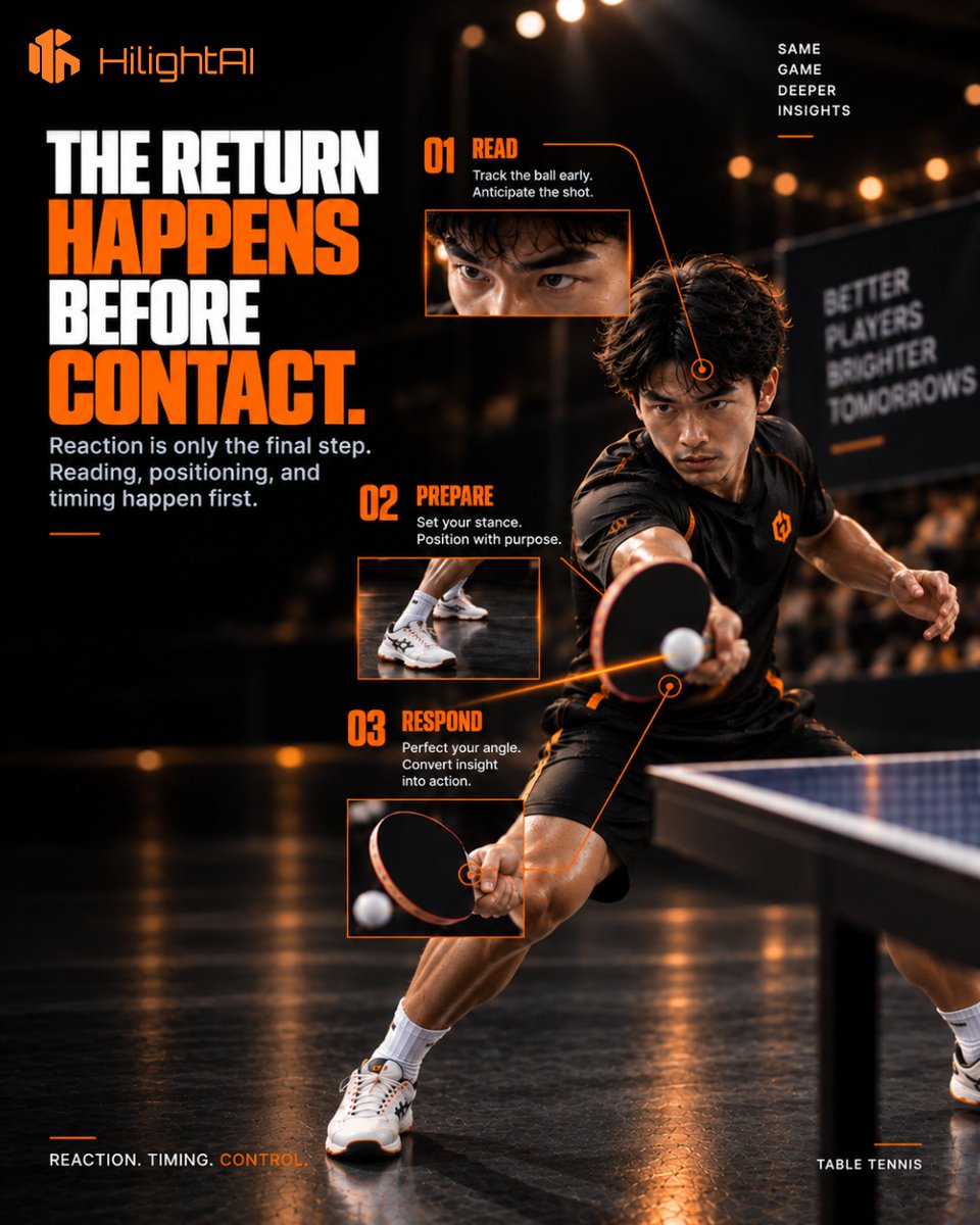 HiLight_AI's tweet photo. See the Details. Master Every Rally with HiLightAI. ๐โก
๐ Analyze your game with HiLightAI and make your next point better.
#HiLightAI #TableTennis #TableTennisAI #TableTennisTraining #TableTennisAnalysis #SportsAI #SportsAnalytics #AIForSports #PerformanceAnalysis https://t.co/ucwyDSOco4