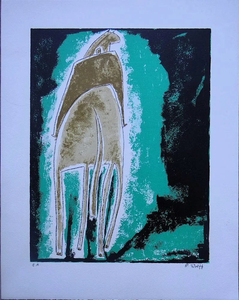 marieartcollec1's tweet photo. Rare original signed lithograph by Patrick Wolff –
Equestrian subject, 1980-1990
Mysterious, powerful inspired silhouette
• Excellent condition
🔗 https://t.co/O1siriLtbZ
#PatrickWolff #OriginalLithograph #EquestrianArt #ContemporaryArt #ArtCollectible #FrenchArt #ArtForSale https://t.co/CM9WaeN1DA