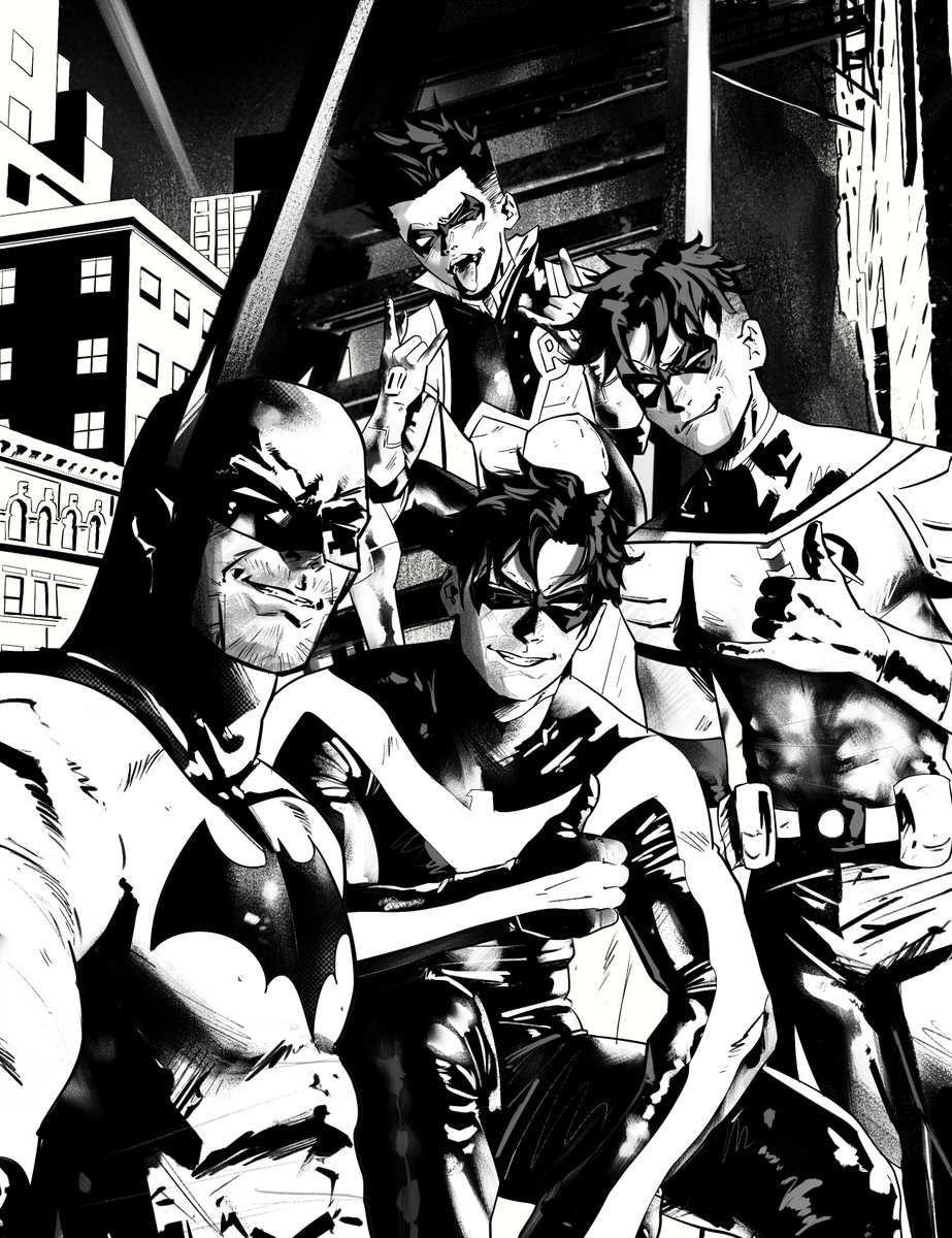 sanlidere's tweet photo. Selfie 🤳🏻🦇 #batman #comicbook #comicbookart #comicbookartist #dccomics #nightwing #Robin https://t.co/BjZsB8vFJa