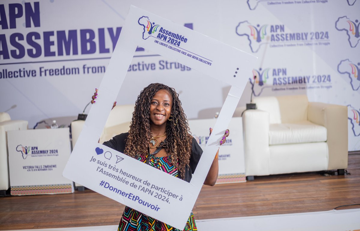 InfoAPN's tweet photo. We is excited to convene the #APNAssembly2026 in Accra, Ghana. The theme for this year’s Assembly, “African Philanthropy in Action: Adopt, Advance, Amplify,” captures the dynamic process of embracing change, driving progress, and expanding impact across sectors and disciplines.

The assembly is more than a convening but rather a conversation and voice of African philanthropy actors across the continent and its diaspora. It is an affirmation of our core purpose to promote voice and action for African philanthropy by creating spaces where philanthropy support organizations and individuals can interrogate and intervene on how to transform power dynamics that shape resources mobilization, distribution and utilization.

What we want to see is a continent where African philanthropy practices (existing and emerging) are driving systemic change. 
#APNAssembly2026 #GivingAndPower 

Join us for the conversation.
Register now >> https://t.co/vEkQIlBVZQ

📷 A moment from #APNAssembly2024 in Victoria Falls, Zimbabwe