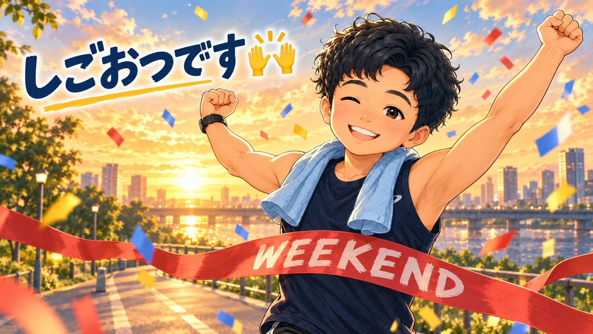 ceeecf's tweet photo. しごおつです🙌

金曜日、無事に勤務終了ー！
ついに華金がきました🔥
帰ったら家事して、子どもと遊んで、余裕があれば走ります🏃‍♂️

ただし今日は金曜日。
自分を甘やかす準備もできています🤣

まだお仕事の方は、あと少しファイトです！
それでは帰りまーす🙌 https://t.co/kDTjQxeoVS