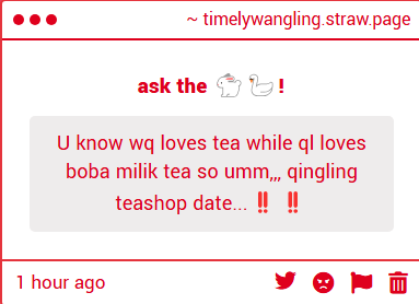 timelywangling's tweet photo. teashop date where they both dress all pretty and gorgeous to see each other in hopes of compliments... yes.... https://t.co/n98vuRdTQI