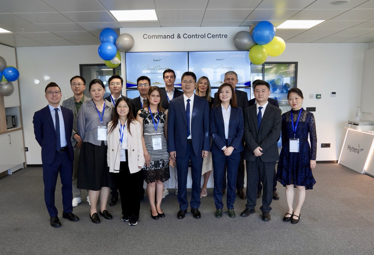 HyteraEurope's tweet photo. Congratulations Hytera on the Grand Opening of your Regional Office in Serbia! 🎉 A new chapter begins, strengthening collaborations in Eastern Europe &amp; innovating for a safer world. #HyteraEurope #GrandOpening #Serbia https://t.co/8Zd6Ybwot3