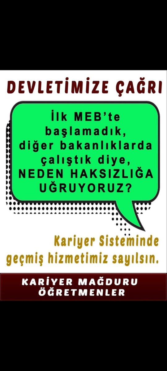 TOgretmen3207's tweet photo. @yilmazsen35 https://t.co/MJfnRrTnZ8