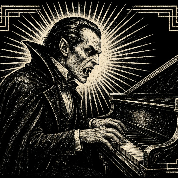 ElWizario's tweet photo. Same keys. Heavier layer.
Silent Vampire Hits the Keys hoodie · Crypt Frequency · £42.99
https://t.co/2YN2cv3mIq
#CryptFrequency #MonsterMusic https://t.co/b4LudueDzK