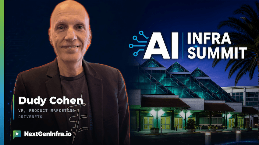 drivenets's tweet photo. What are the major trends reshaping AI infrastructure?

Meeting with https://t.co/Kgm1PpnTv1, Dudy Cohen, VP of Product Marketing at DriveNets, reports straight from AI Infra Summit in Santa Clara at Booth 725.

He explores two major trends reshaping AI infrastructure:
🔹 scale-across networking solutions that enable AI clusters to span multiple data centers
🔹 the emergence of multi-vendor GPU ecosystems.

👉 Watch now: https://t.co/0DVK1bWcft
