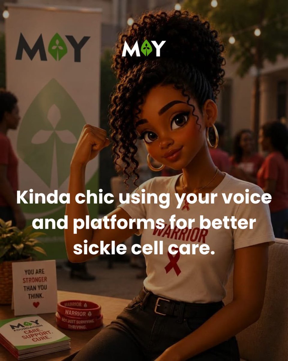 MayFoundations's tweet photo. Knowing your genotype, understanding your health needs can make a huge difference.
Let’s keep having the conversations that matter. 💚
#MAYFoundation #SickleCellAwareness #SickleCellSupport https://t.co/PsrB3ELiVp