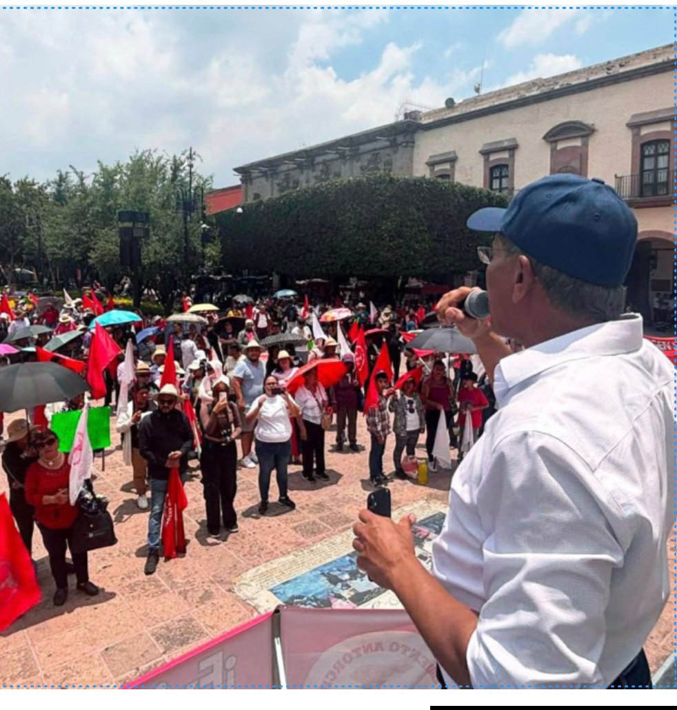 GloriaBritoN's tweet photo. Buenos días. Te invito a leer mi artículo de esta semana: 
Amenazas de muerte en Querétaro contra el dirigente antorchista Jerónimo Gurrola Grave
https://t.co/2GwG8W4uqt https://t.co/ef8unLzbqp