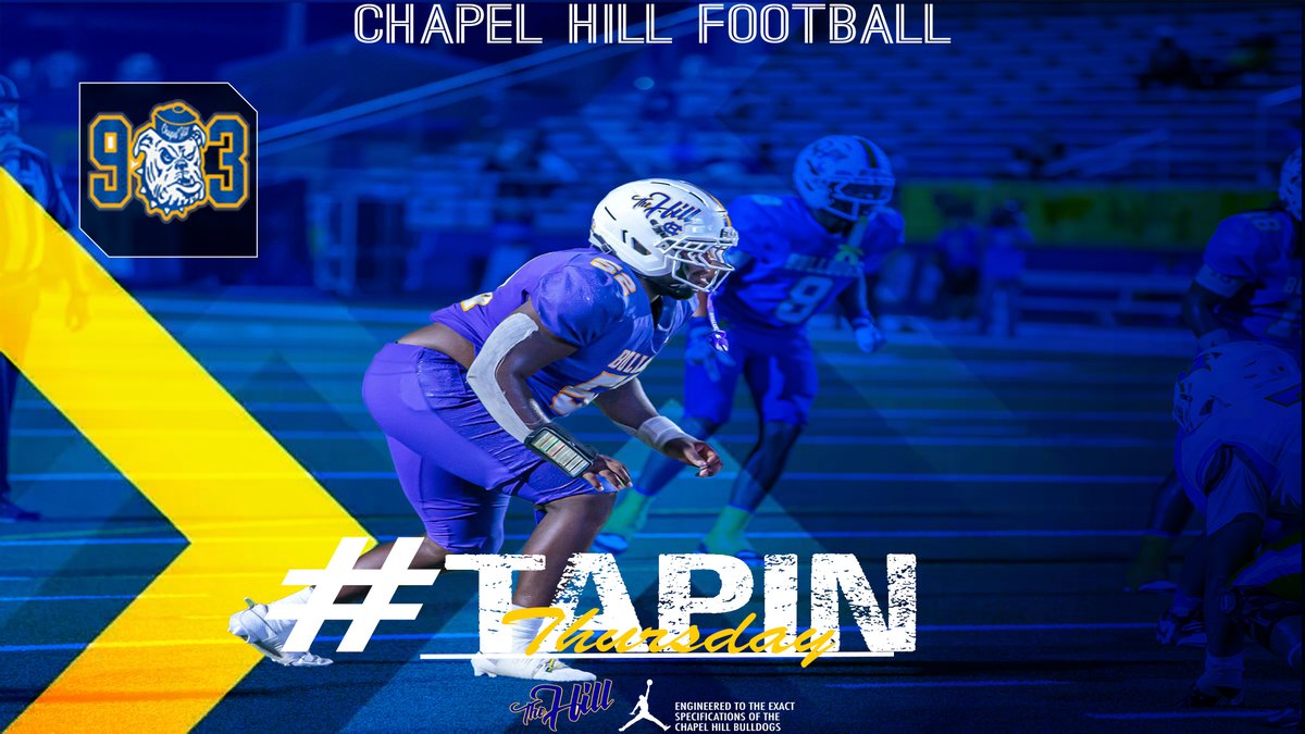 ChapelHillFB's tweet photo. #TapInThursday. It’s the Day Before! Tap in & sharpen up. #ChapelHillVsLindale #BeADog
@TMobile #FN5GL #entry https://t.co/Je5iwczle6