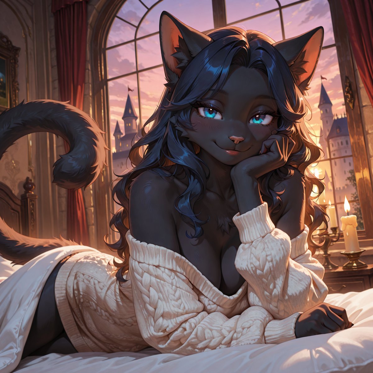 simi_canari's tweet photo. commission by the very talented @FoxxxyForYou 💕
Meet Sophia. 🐈‍⬛ https://t.co/x7XvgnmZME
