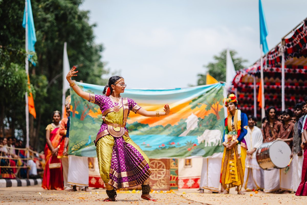 AMRITAedu's tweet photo. ✨ Gokulashtami Celebrations Conclude with a Colorful Procession ✨

At Amrita Vishwa Vidyapeetham, Coimbatore campus, this year’s Gokulashtami festivities came to a vibrant close with a grand procession filled with energy, creativity, and joy.

Students showcased their talents through a wide array of competitions — painting, creative writing, debates, quizzes, music, dance, rangoli, mime, short plays, reels, and photography — transforming the campus into a stage of art and culture.

The concluding procession, enriched by spirited performances and artistic displays from different departments, captivated everyone present. With colorful visuals and enthusiastic participation, the celebration truly embodied the spirit of unity, tradition, and youthful creativity.

🌸 A festival of devotion, talent, and togetherness — Gokulashtami 2026 at Amrita Coimbatore will be remembered as a radiant celebration of culture and community. 🌸

#AmritaCoimbatore #Gokulashtami2026 #FestivalOfJoy #StudentLife #CultureAndTradition