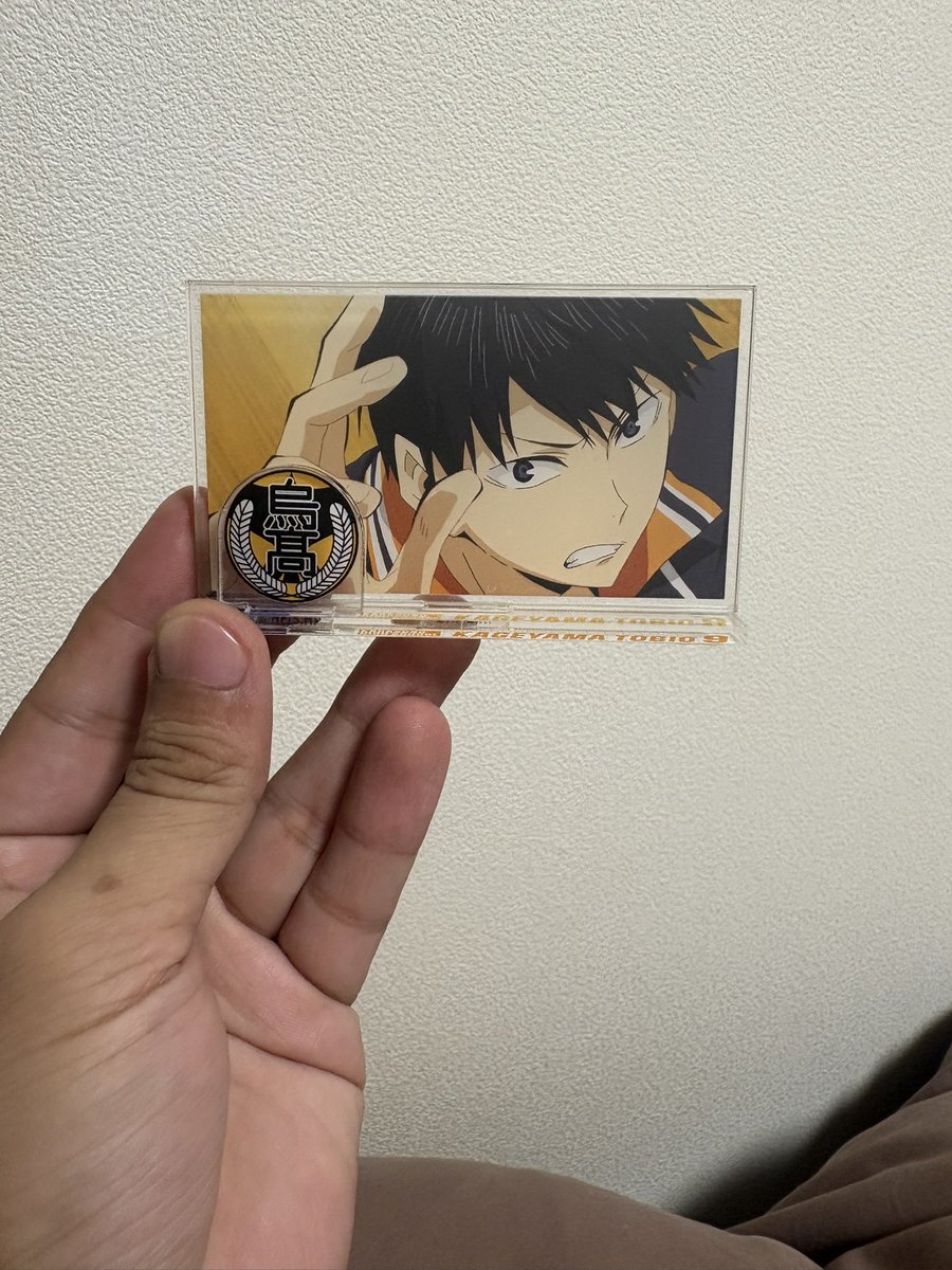 speeeeeeedin's tweet photo. 影山くんのアクスタゲットしちゃった🙌 https://t.co/T6XVGHx2Mr