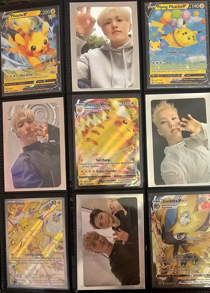 matchawoozi's tweet photo. when the guys at the card shop ask to see my binder but they dont expect me to have a PSA 10 jihoon https://t.co/WVJT7BraUm