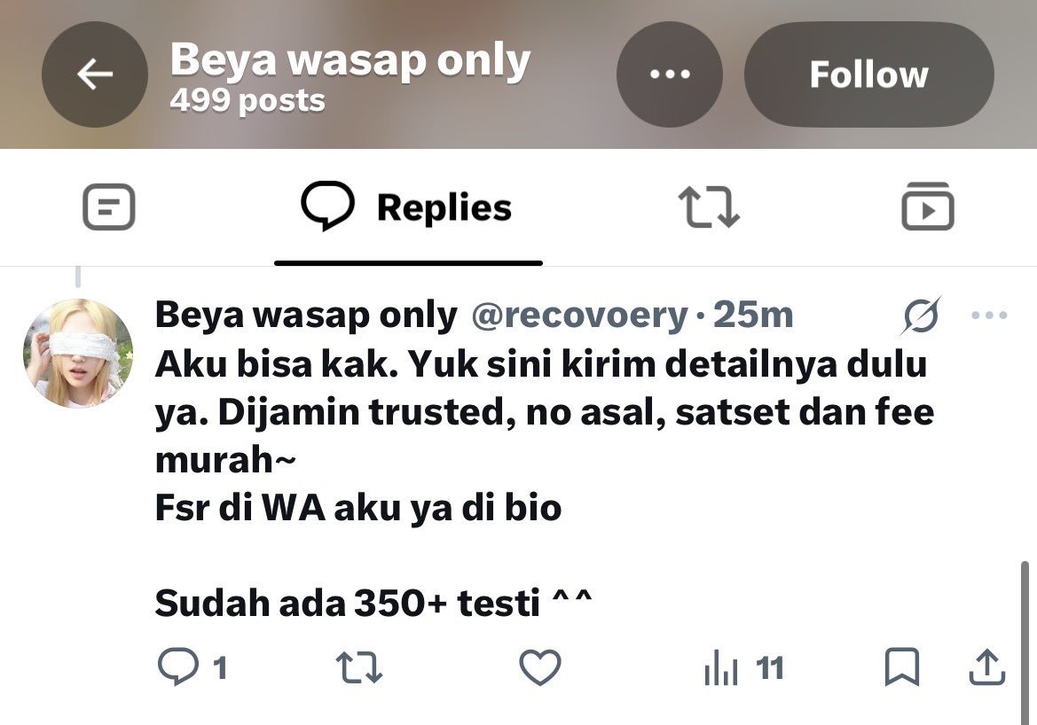 kk1caa's tweet photo. template bgt c kalian nipunya aduh
@keyraefzs @recovoery 

HATI HATI PENIPU BERKELIARAN 
#zonauangㅤ https://t.co/Opk8LXvZKH
