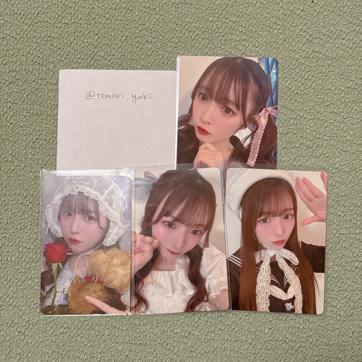 temari_yuki's tweet photo. @rubi0310neko96 こと様初めまして、こんばんは。リプライ失礼いたします。 当方画像の梅田(今弾、過去弾LARME)を所持しているのですが、桜庭と交換いただく事は可能でしょうか？ 9/20、9/23手渡しまたは郵送希望です。何卒ご検討いただければ幸いです。よろしくお願いいたします。 https://t.co/03rNuJ5hGl
