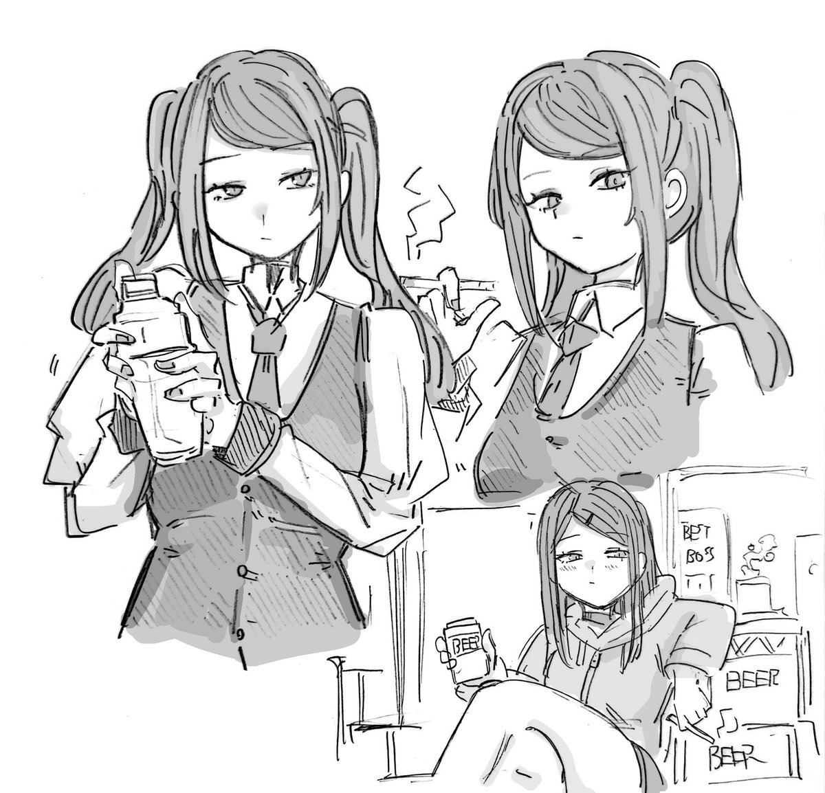 osushi_plzme's tweet photo. #va11halla 
ゲームショウ行きたかったです🍸😩💦 https://t.co/34EurIxzZt