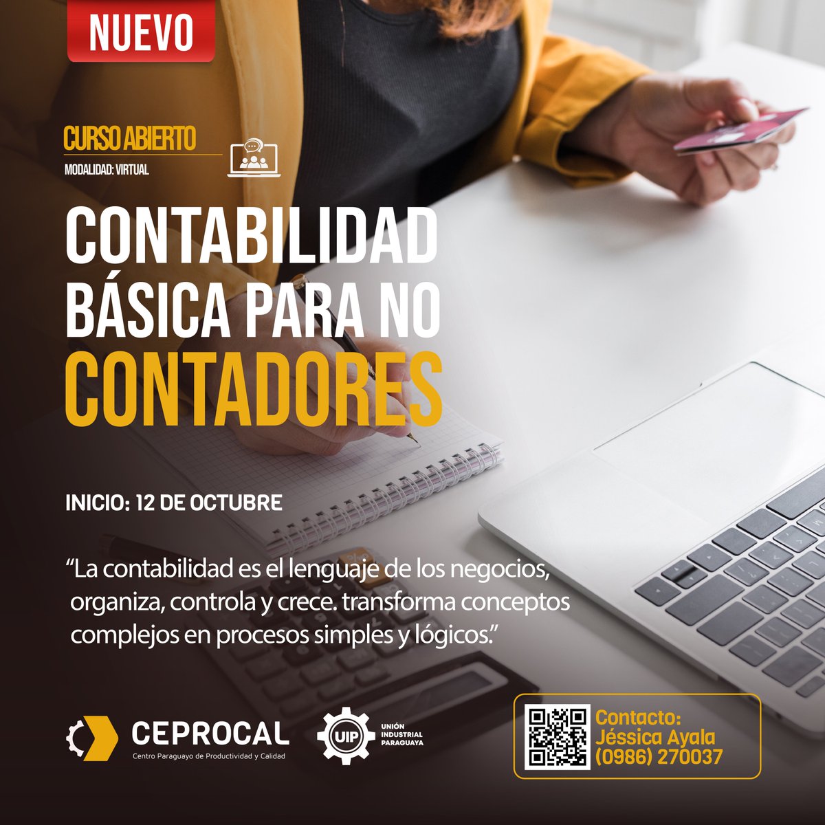 ceprocalpy's tweet photo. 📊¿Querés entender la contabilidad sin ser contador?
Aprendé a utilizar la información financiera para comprender mejor tu negocio y tomar decisiones con mayor seguridad.

📅 Inicio: 12 de octubre.

📲 Inscríbete aquí: https://t.co/XiCc519Gh6 https://t.co/4iuedjMC5J