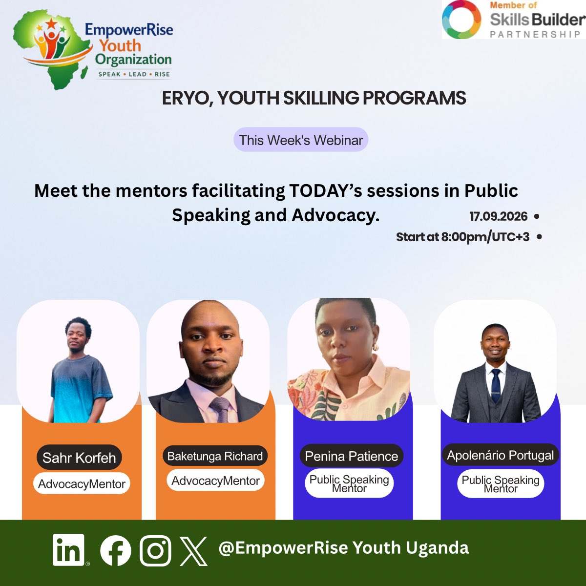 EmpowerRise1's tweet photo. 🌍 𝗪𝗘’𝗥𝗘 𝗞𝗜𝗖𝗞𝗦𝗧𝗔𝗥𝗧𝗜𝗡𝗚 𝗢𝗨𝗥 𝗜𝗡𝗖𝗟𝗨𝗦𝗜𝗩𝗘 𝗬𝗢𝗨𝗧𝗛 𝗦𝗞𝗜𝗟𝗟𝗦 𝗧𝗥𝗔𝗜𝗡𝗜𝗡𝗚 𝗣𝗥𝗢𝗚𝗥𝗔𝗠 𝗪𝗜𝗧𝗛 𝟯𝟳𝟰 𝗬𝗢𝗨𝗡𝗚 𝗣𝗘𝗢𝗣𝗟𝗘 𝗙𝗥𝗢𝗠 𝟯𝟳 𝗖𝗢𝗨𝗡𝗧𝗥𝗜𝗘𝗦! https://t.co/TctPZOO0WX