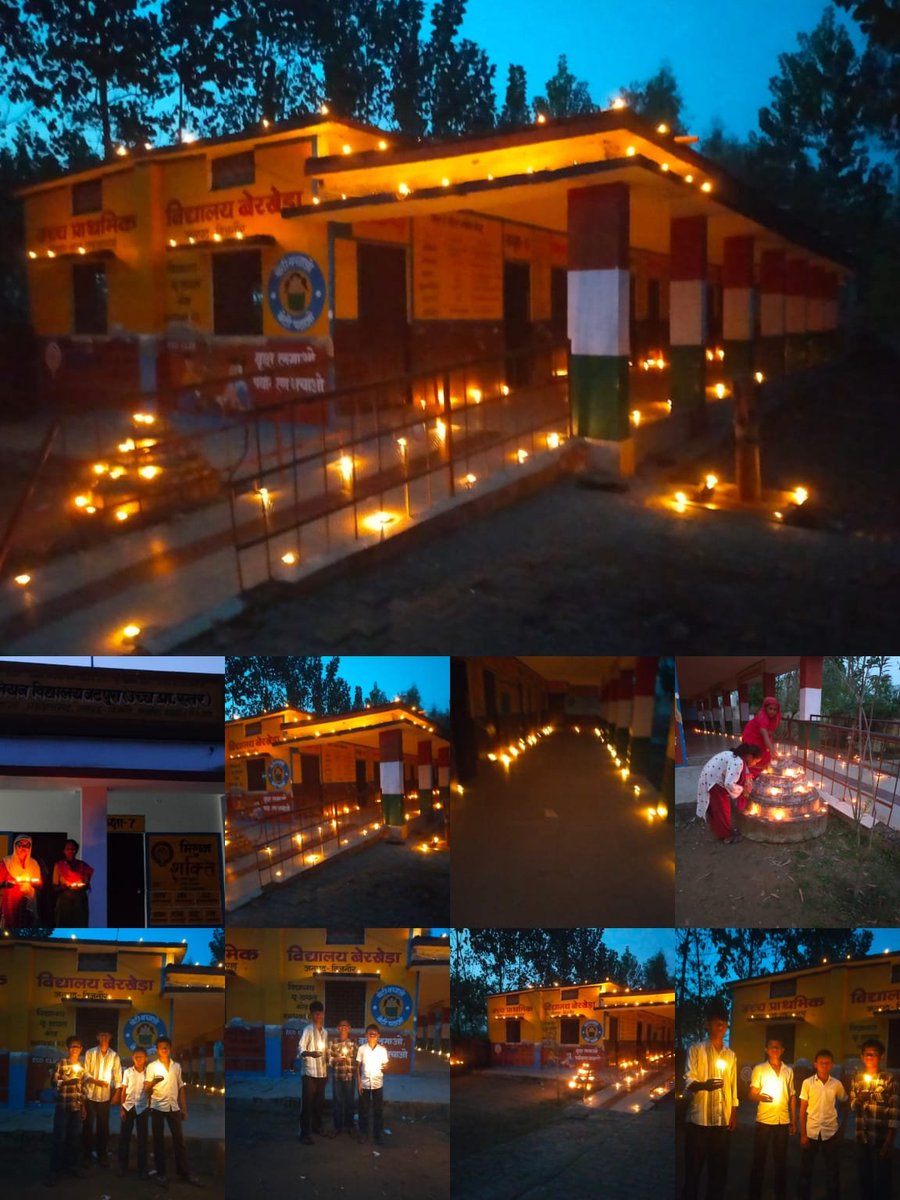 BSA_BIJNOR's tweet photo. जनपद बिजनौर के परिषदीय विद्यालयों में प्रधानमंत्री श्री नरेंद्र मोदी जी के जन्मदिवस के उपलक्ष्य में सेवा संकल्प अभियान के अंतर्गत विद्यार्थियों एवं शिक्षकों द्वारा दीप प्रज्वलित कर शुभकामनाएँ एवं मंगलकामनाएँ व्यक्त की गईं।
सेवा, समर्पण और जनकल्याण की भावना से प्रज्वलित ये दीप आशीर्वाद, सद्भाव और उज्ज्वल भविष्य का संदेश दे रहे हैं। ✨
#आशीर्वाद_का_दीया #सेवा_संकल्प_अभियान #बिजनौर_बेसिक_शिक्षा :::