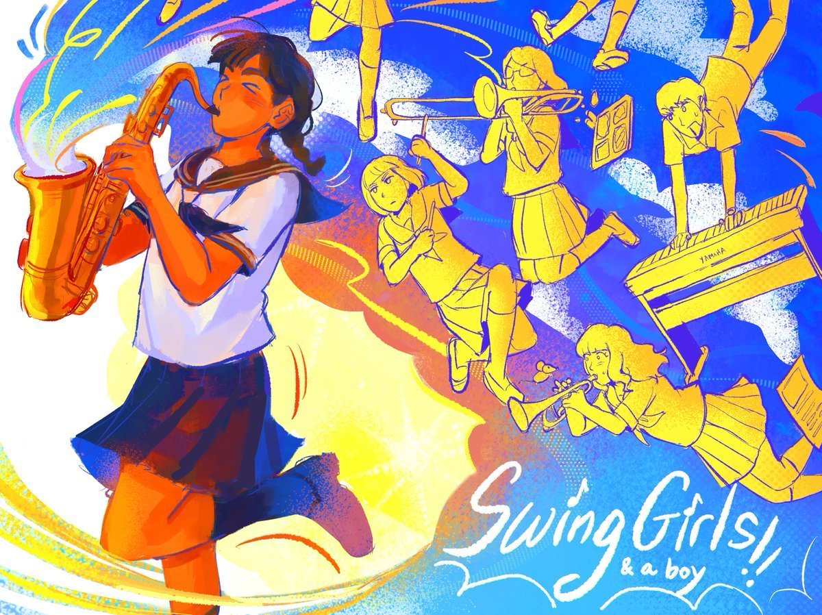jayeelzzz's tweet photo. swinging through life🎷 #swinggirls https://t.co/n2QJEAFO2b