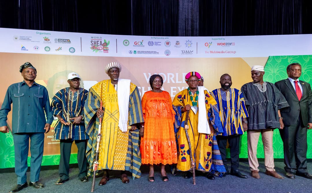 e4dghana's tweet photo. Today marks the final day of #WorldSheaExpo2026!
Proud to have participated, connecting with women, youth and innovators to turn shea from a local commodity into a global brand.
Shea presents opportunities for the next generation.
#SheaValueChain #SheaExpo2026 #E4DGhana https://t.co/kiJy11Nuzh