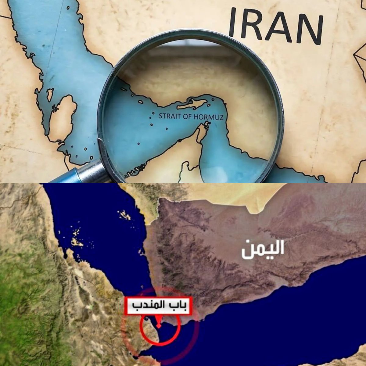 F_Tavakoli22's tweet photo. The closure of the Strait of Hormuz and the Bab el-Mandeb Strait is the result of years of U.S. crimes in this region. The U.S. government sacrificed 400 million Americans for the sake of 9 million Israelis. The Zionist U.S. government will pay the price! https://t.co/EMWyW9Z1UE