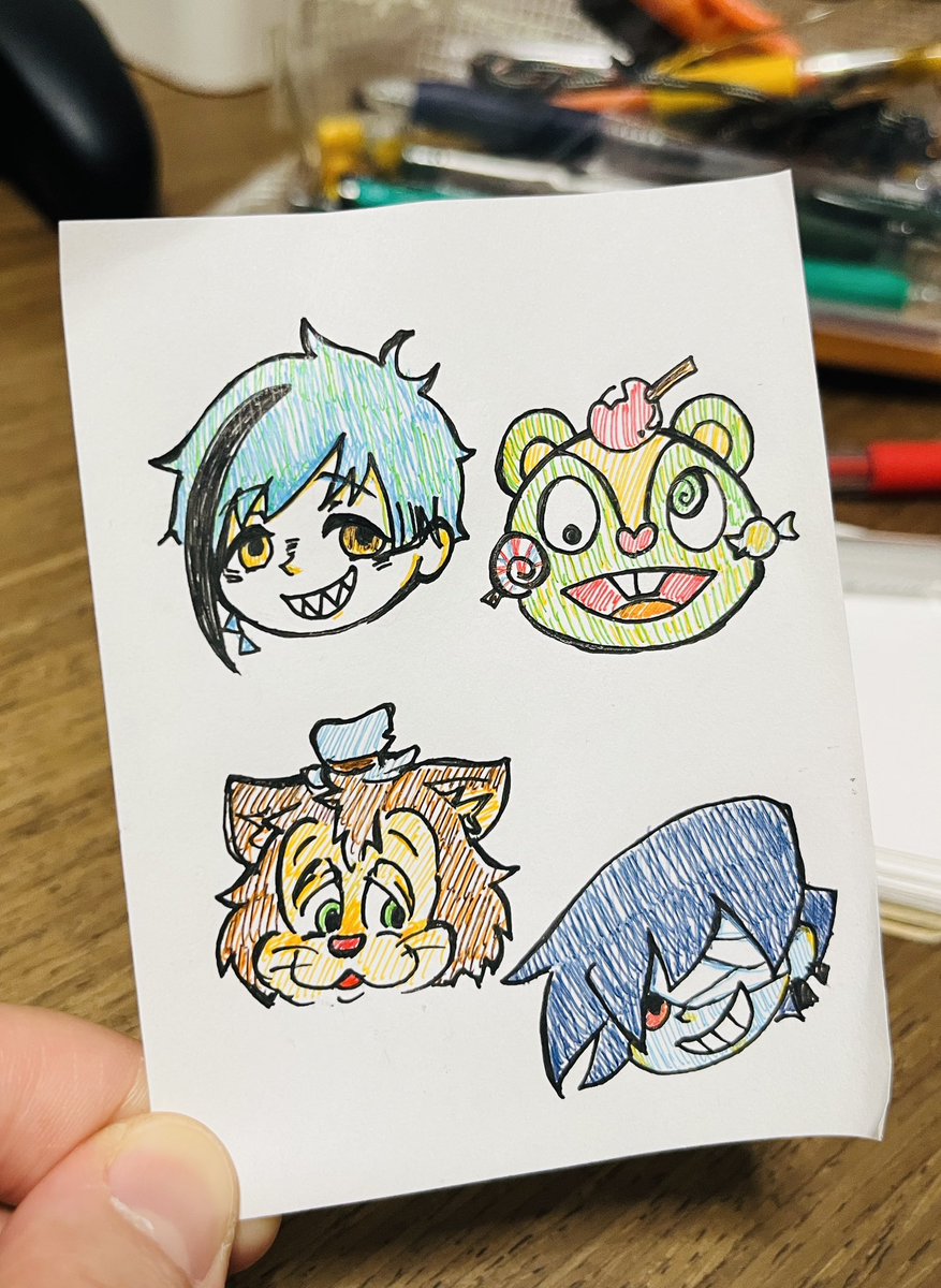 starmoonos0708's tweet photo. こちらがあたまのネジがいくつか飛んでらっしゃる我が推したちでございます https://t.co/vxmw6DTKD4